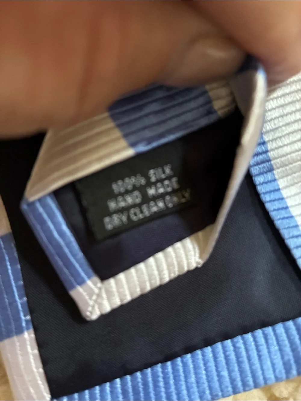 The Tie Bar Striped Ties — Light Blue & White and Red & White. 2 ties